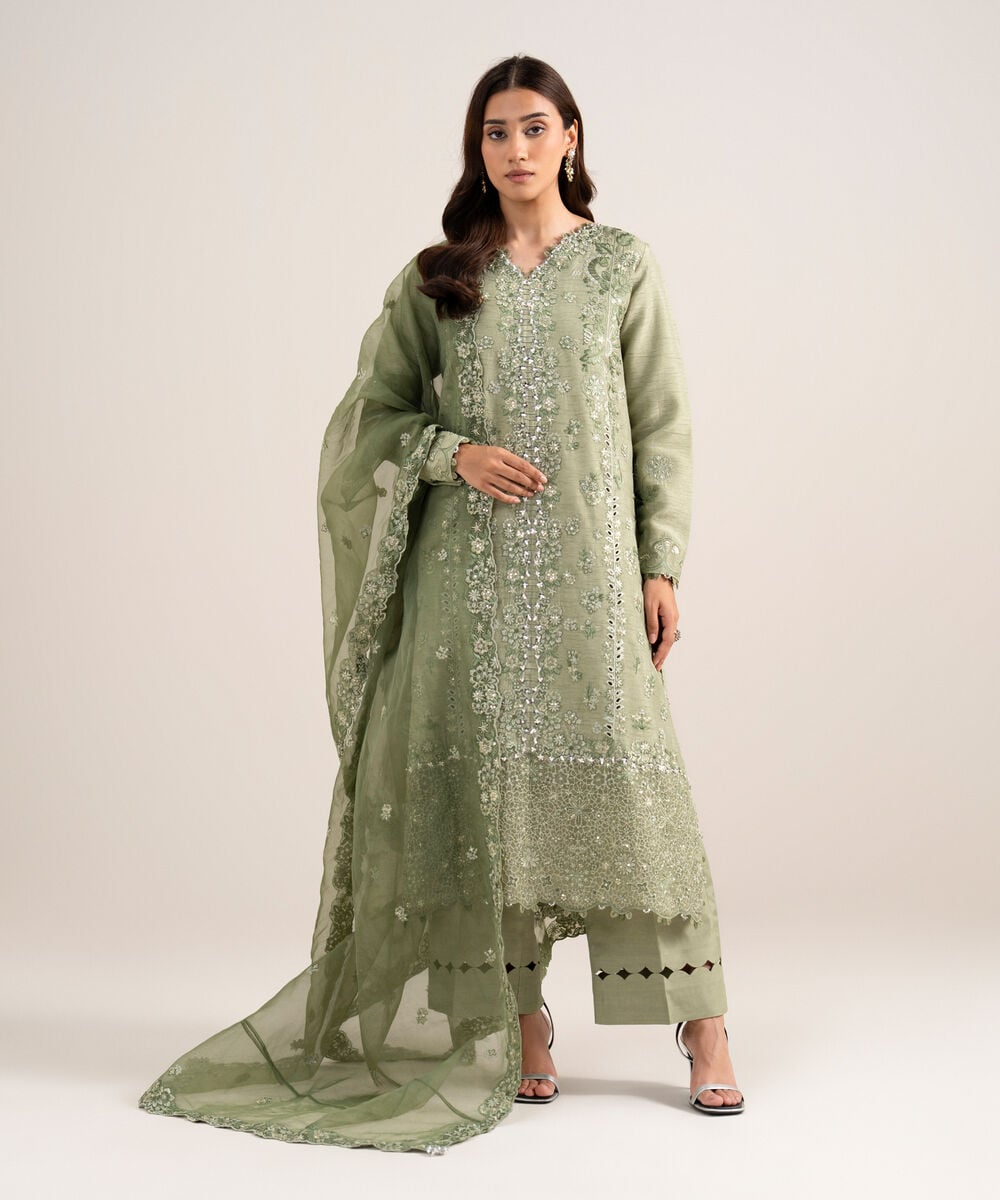 3 Piece - Embroidered - Image 2